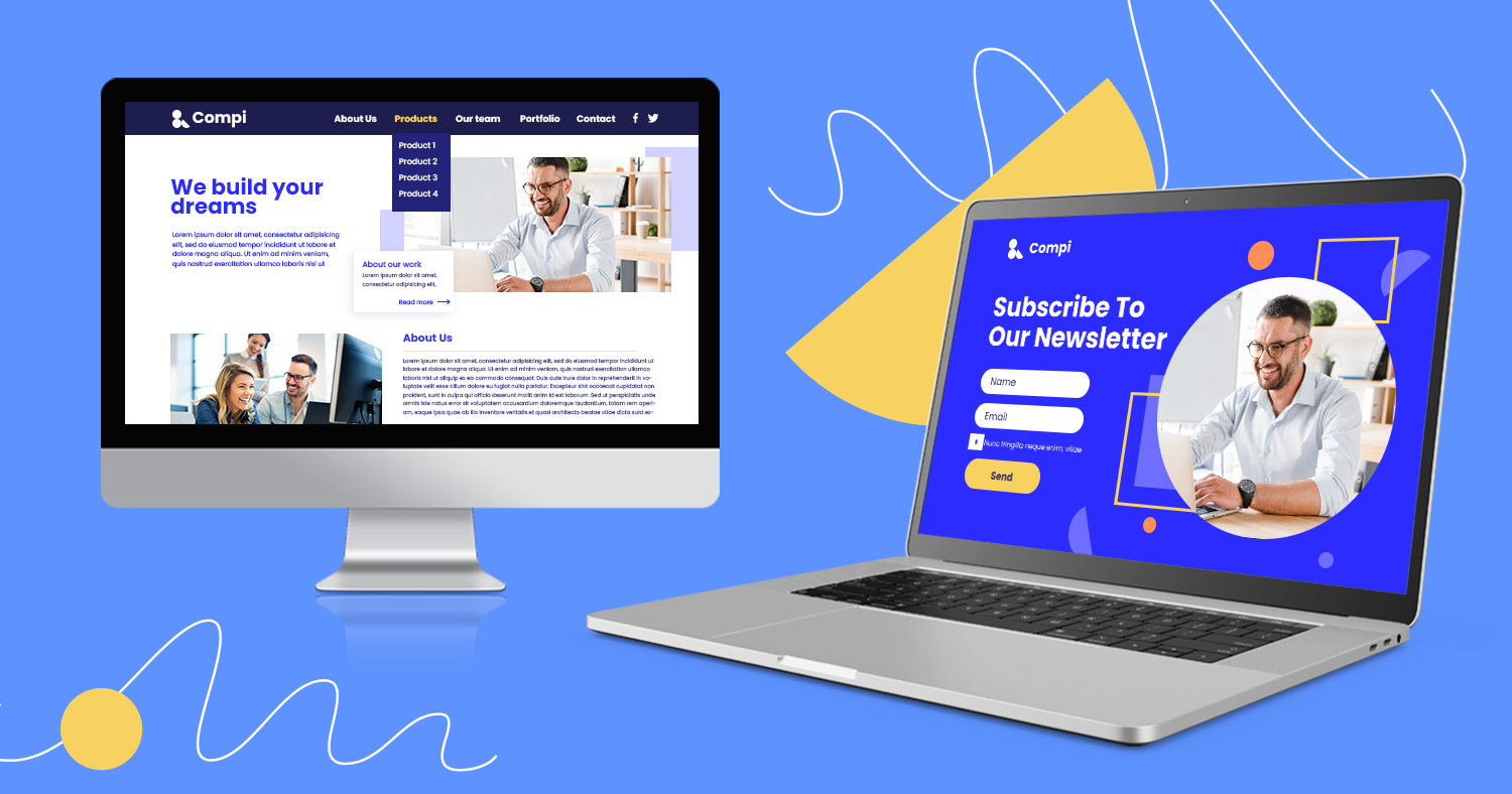 Landing page para gerar lead