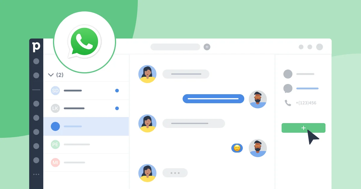 WhatsApp e CRM organizados